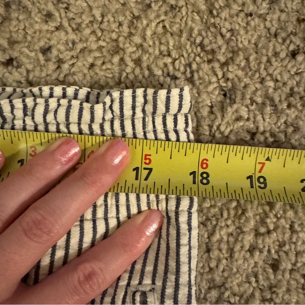 Lands’ End Canvas Striped Skirt With Pockets Size 6 - Picture 14 of 14